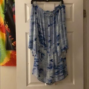 Lani California Blue Tie Dye Romper
